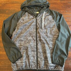 Callaway Black and Gray Windbreaker Jacket